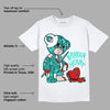 Green Snakeskin Dunk Low DopeSkill T-Shirt Broken Heart Graphic