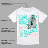Green Snakeskin Dunk Low DopeSkill T-Shirt Real Ones Move In Silence Graphic