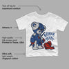 French Blue 13s DopeSkill Toddler Kids T-shirt Broken Heart Graphic
