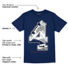 Midnight Navy 4s DopeSkill Midnight Navy T-shirt No.4 Graphic