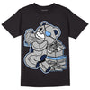 Georgetown 6s DopeSkill T-Shirt Bear Steals Sneaker Graphic - Black