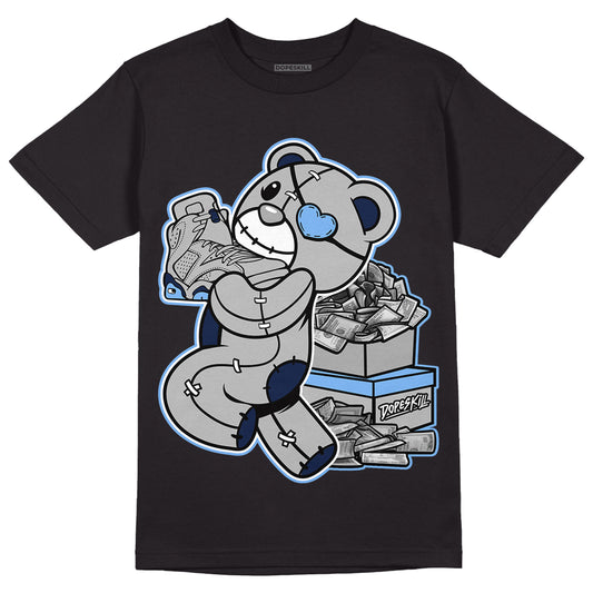 Georgetown 6s DopeSkill T-Shirt Bear Steals Sneaker Graphic - Black