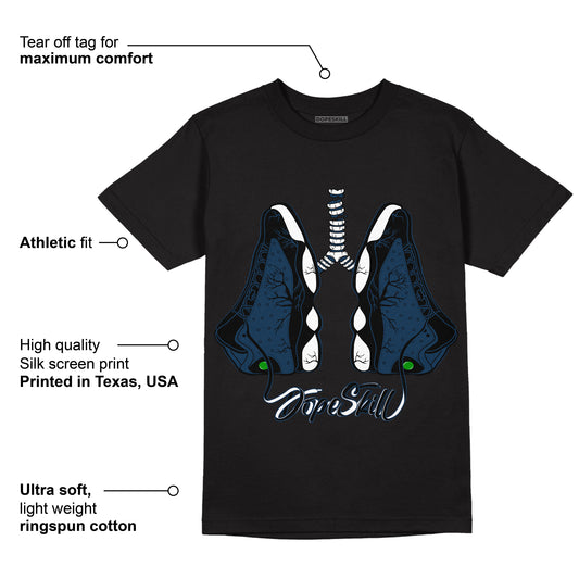Brave Blue 13s DopeSkill T-Shirt Breathe Graphic