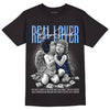 Georgetown 6s DopeSkill T-Shirt Real Lover Graphic - Black