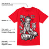 Red Thunder 4s DopeSkill Red T-shirt Then I'll Die For It Graphic