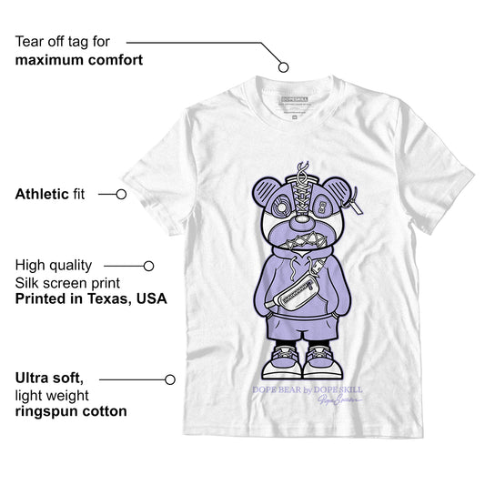 AJ 11 Low Pure Violet DopeSkill T-Shirt Sneaker Bear Graphic