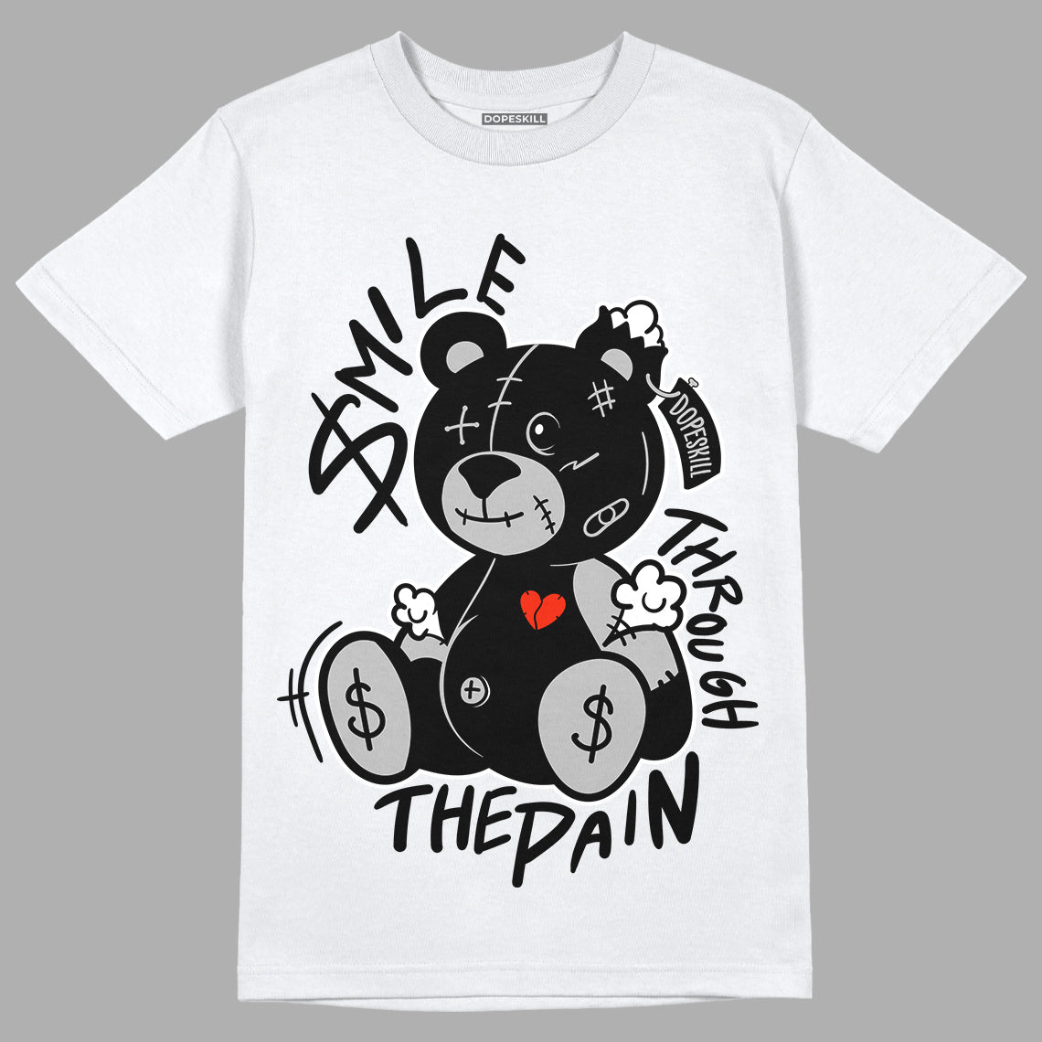 YZ 450 Utility Black DopeSkill T-Shirt BEAN Graphic - White