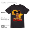 AJ 7 Citrus DopeSkill T-Shirt Black Queen Graphic