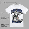 Midnight Navy 4s DopeSkill T-Shirt Sick Bear Graphic