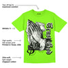 Neon Green Collection DopeSkill Neon Green T-shirt Trust God Graphic