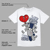 Midnight Navy 4s DopeSkill T-Shirt Love Sick Graphic