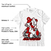 AJ 6 “Red Oreo” DopeSkill T-Shirt MOMM Bear Graphic