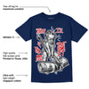 Midnight Navy 4s DopeSkill Midnight Navy T-shirt Then I'll Die For It Graphic