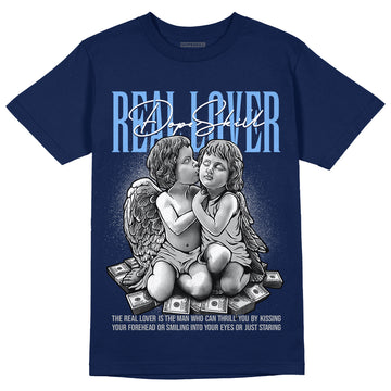 Georgetown 6s DopeSkill College Navy T-shirt Real Lover Graphic