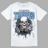 AJ 6 Midnight Navy DopeSkill White T-Shirt Trapped Halloween Graphic