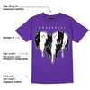 PURPLE Collection DopeSkill Purple T-shirt Slime Drip Heart Graphic