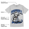 AJ 13 French Blue DopeSkill Light Steel Grey T-shirt Sick Bear Graphic