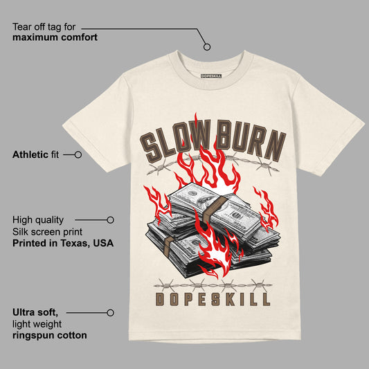 AJ 1 Low OG “Reverse Mocha” DopeSkill Sail T-shirt Slow Burn Graphic