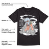 Black Metallic Chrome 6s DopeSkill T-Shirt Money Is The Motive Graphic