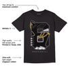 Black Metallic Chrome 6s DopeSkill T-Shirt Number No.6 Graphic