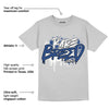 AJ 13 French Blue DopeSkill Light Steel Grey T-shirt Rare Breed Graphic