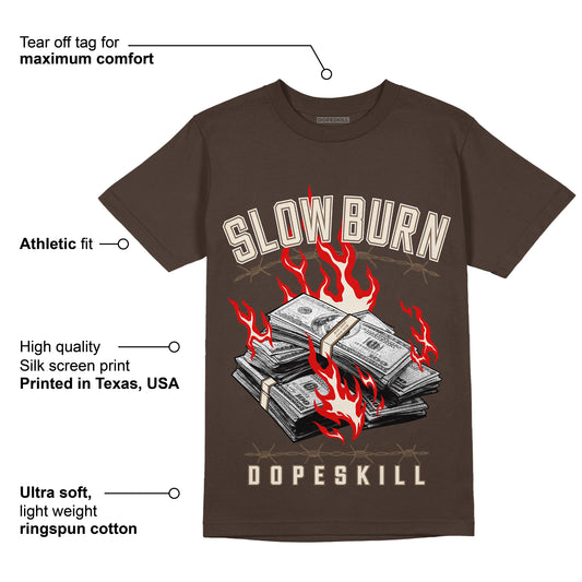 AJ 1 Low OG “Reverse Mocha” DopeSkill Ridgerock T-shirt Slow Burn Graphic