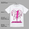 Triple Pink Dunk Low DopeSkill T-Shirt Juneteenth Heart Graphic