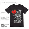 AJ 9 Particle Grey DopeSkill T-Shirt Love Sick Graphic