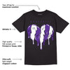 PURPLE Collection DopeSkill T-Shirt Slime Drip Heart Graphic