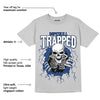 AJ 13 French Blue DopeSkill Light Steel Grey T-shirt Trapped Halloween Graphic