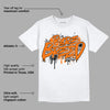 Orange Black White DopeSkill T-Shirt Rare Breed Graphic