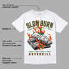 Dunk Low Team Dark Green Orange DopeSkill T-Shirt Slow Burn Graphic