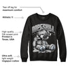 Black Metallic Chrome 6s DopeSkill Sweatshirt Sick Bear Graphic