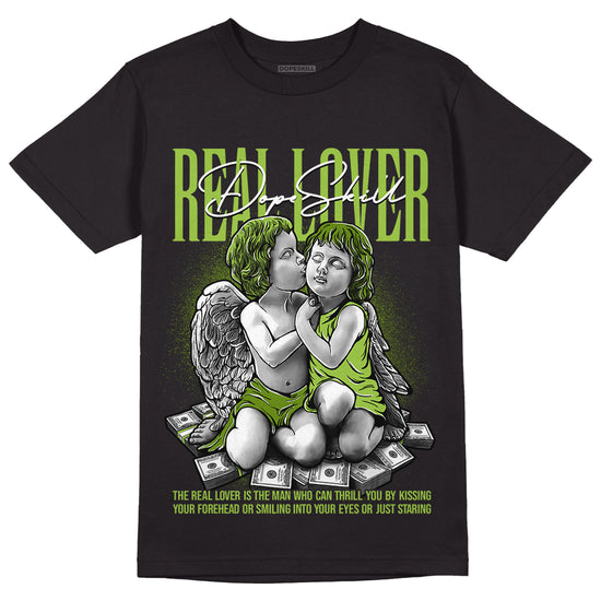 Dunk Low 'Chlorophyll' DopeSkill T-Shirt Real Lover Graphic - Black