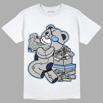 Georgetown 6s DopeSkill T-Shirt Bear Steals Sneaker Graphic - White