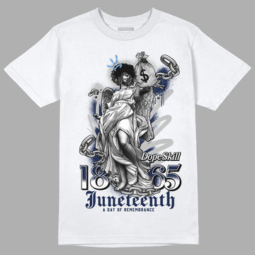 Georgetown 6s DopeSkill T-Shirt Juneteenth Graphic - White