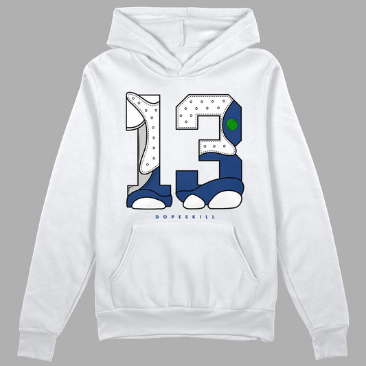 AJ 13 French Blue DopeSkill Hoodie Sweatshirt No.13 Graphic