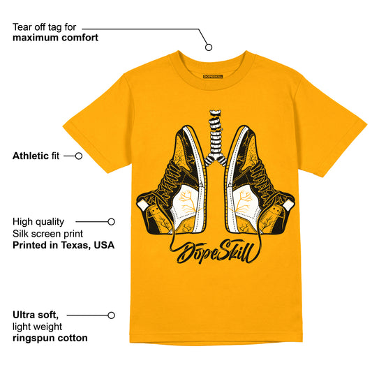 Taxi Yellow Toe 1s DopeSkill Taxi T-shirt Breathe Graphic