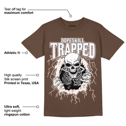 AJ 3 Neapolitan DopeSkill Dark Mocha T-shirt Trapped Halloween Graphic
