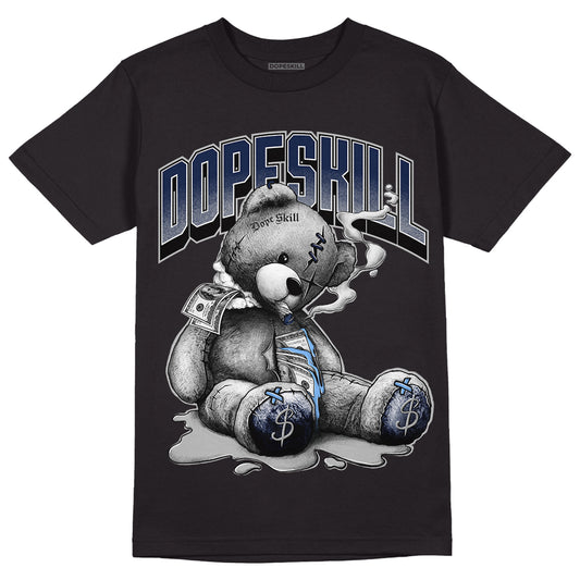 Georgetown 6s DopeSkill T-Shirt Sick Bear Graphic - Black