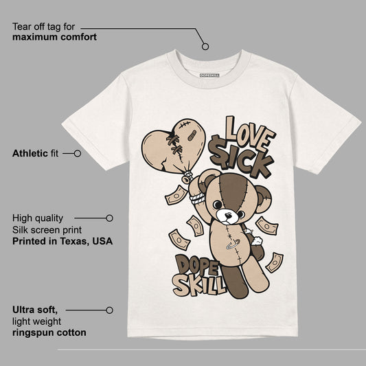 YZ Foam Runner Sand DopeSkill T-shirt Love Sick Graphic