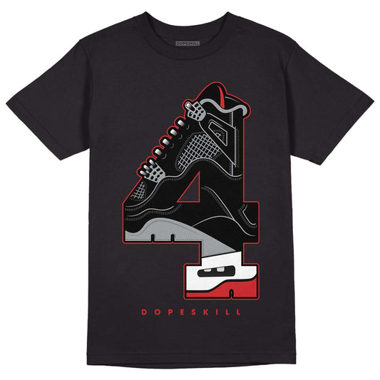 AJ 4 Bred DopeSkill T-Shirt No.4 Graphic