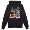 Black Canvas 4s DopeSkill Hoodie Sweatshirt LOVE Graphic - Black 