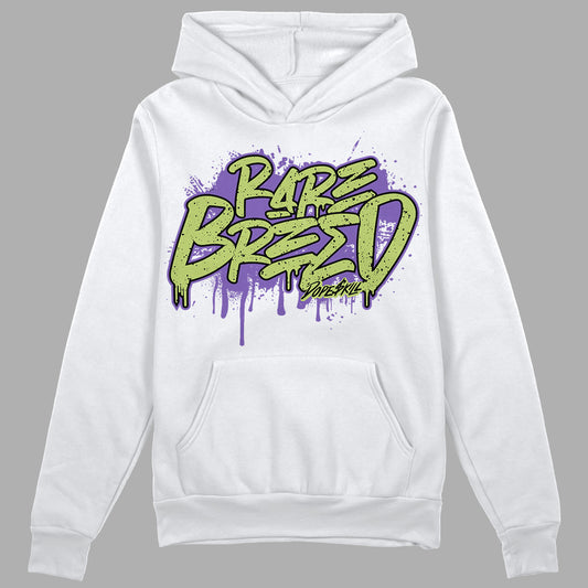 Jordan 4 Canyon Purple DopeSkill Hoodie Sweatshirt Rare Breed Graphic - White 