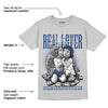 French Blue 13s DopeSkill Light Steel Grey T-shirt Real Lover Graphic