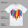 Fruity Pebbles Dunks DopeSkill T-Shirt Slime Drip Heart Graphic