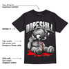 85 Black White 1s DopeSkill T-Shirt Sick Bear Graphic