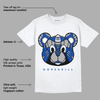 AJ 5 Racer Blue DopeSkill T-Shirt SNK Bear Graphic