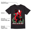 AJ 4 Red Thunder DopeSkill T-shirt MOMM Bear Graphic