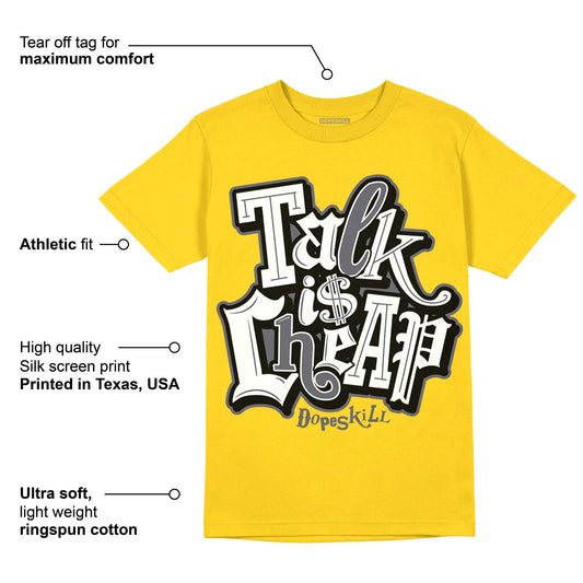 Lightning 4s DopeSkill Tour Yellow T-shirt Talk Is Chip Graphic